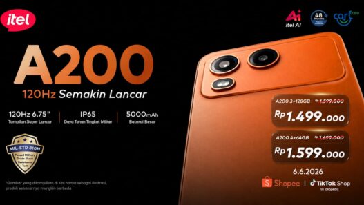 Itel A200 Jadi Pilihan Baru Smartphone AI Terjangkau dengan Baterai Besar